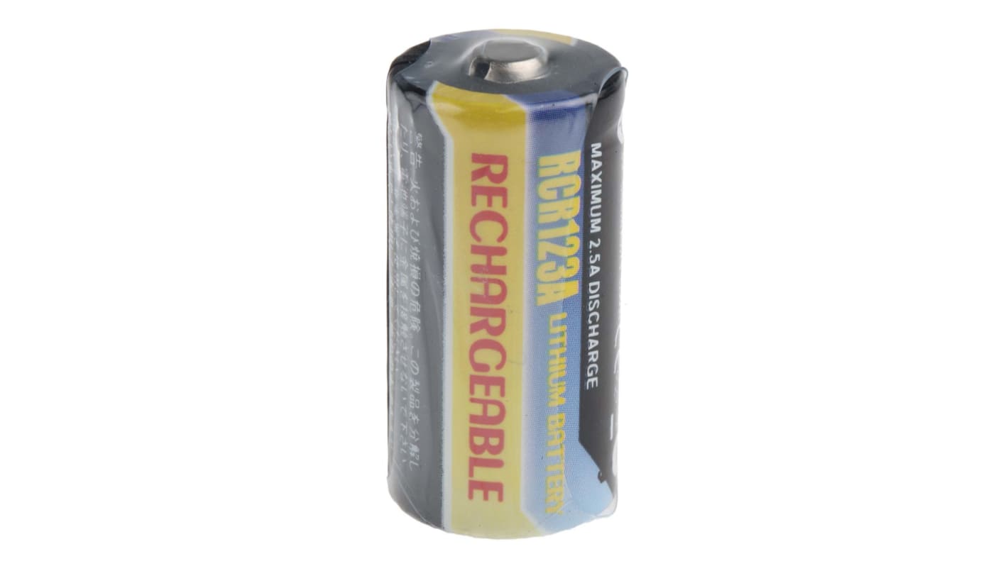 Batteria ricaricabile ENIX Energies, formato CR123A, 3V, 500mAh, Ioni di litio