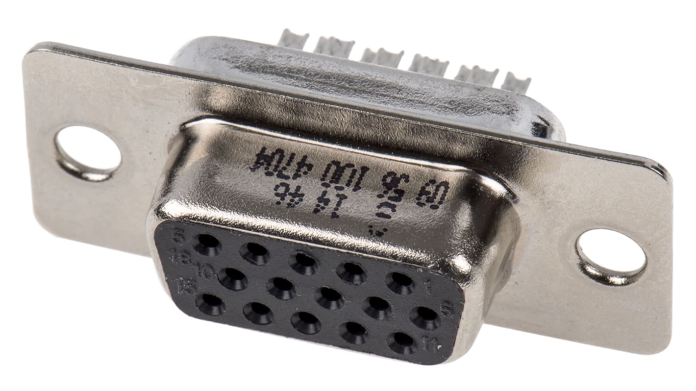 HARTING 15 Way Cable Mount D-sub Connector Socket, 2.29mm Pitch