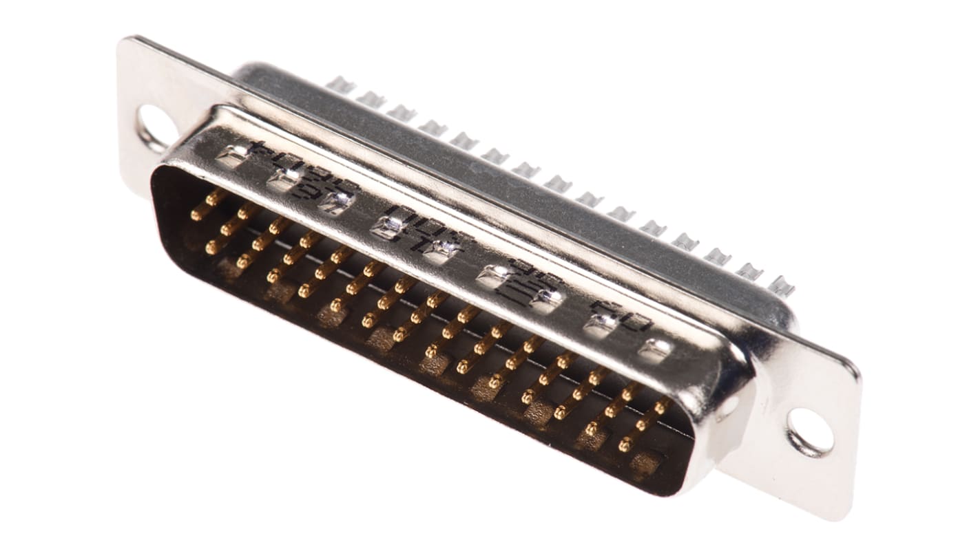 HARTING 44 Way Cable Mount D-sub Connector Plug, 2.29mm Pitch
