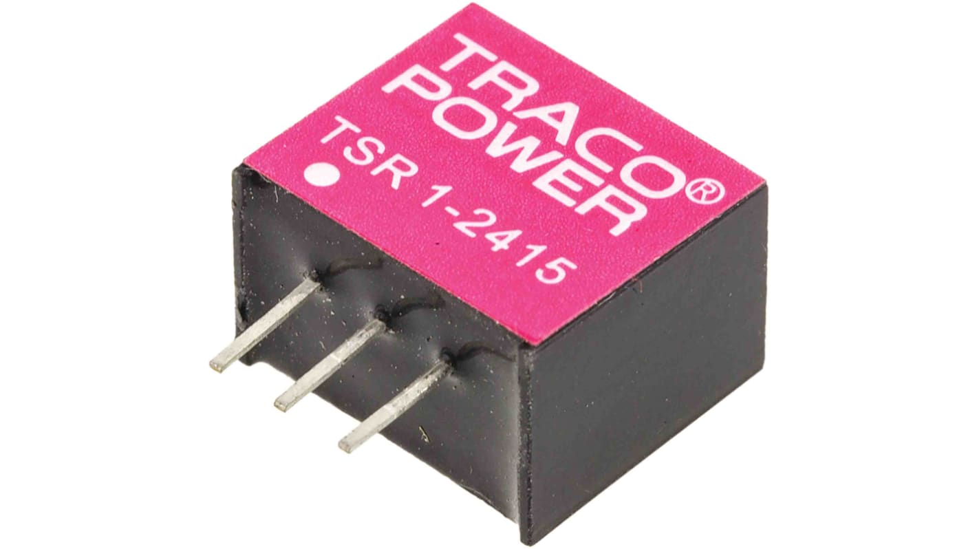 TRACOPOWER TSR 1 Schaltregler, Eingang 4.6 → 36V dc / Ausgang 1.5V dc, 1 Ausg., 1.5W, 1A, Durchsteckmontage