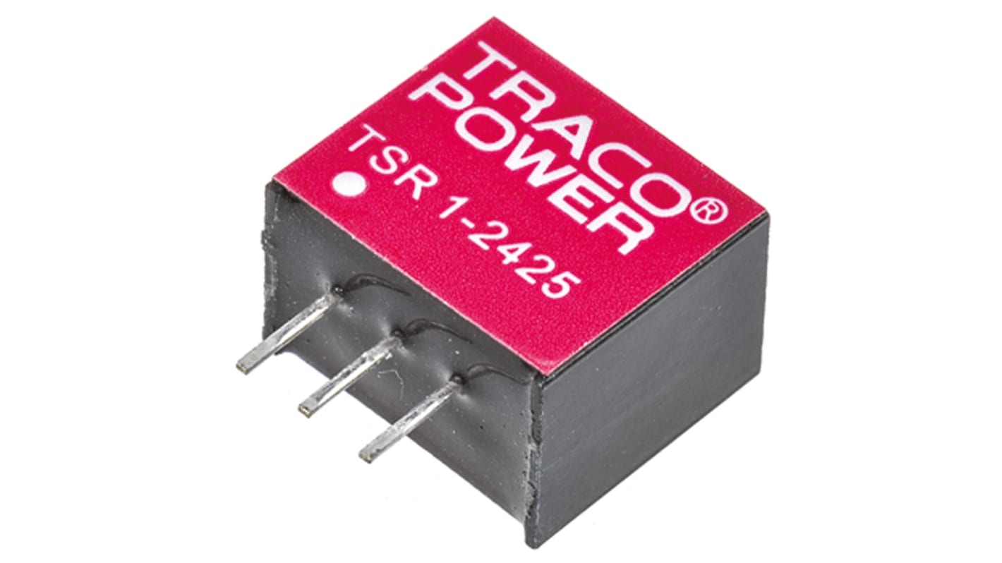 TRACOPOWER Switching Regulator, Through Hole, 2.5V dc Output Voltage, 4.6 → 36V dc Input Voltage, 1A Output