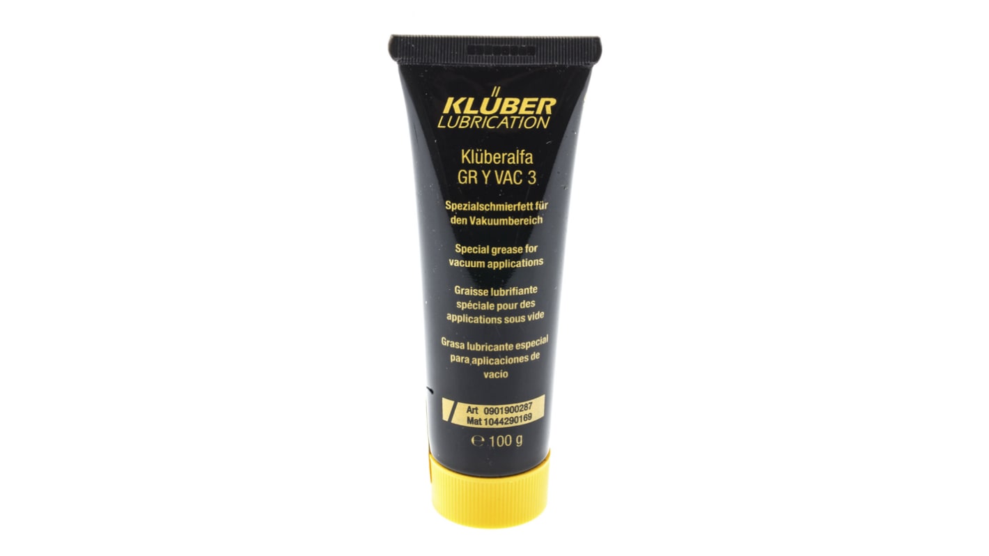 Klüber Klüber Klüberalfa GR Y-VAC3 PFPE Fett Weiß -20°C bis +200°C, Tube 100 g