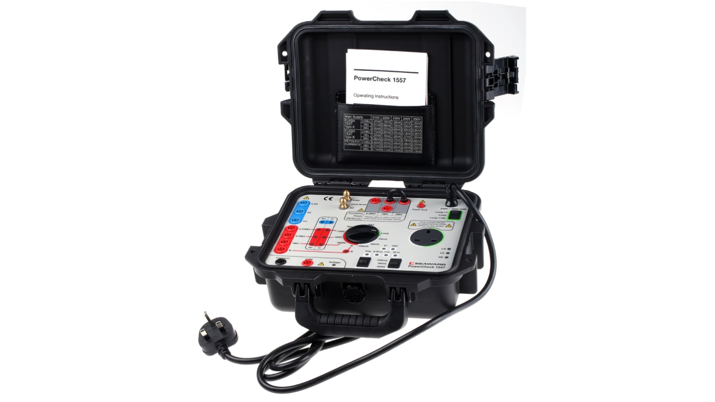 Seaward 369A911 Calibration Check Box, Test Type Continuity, Flash Test Verification, Insulation Resistance, Loop, PE