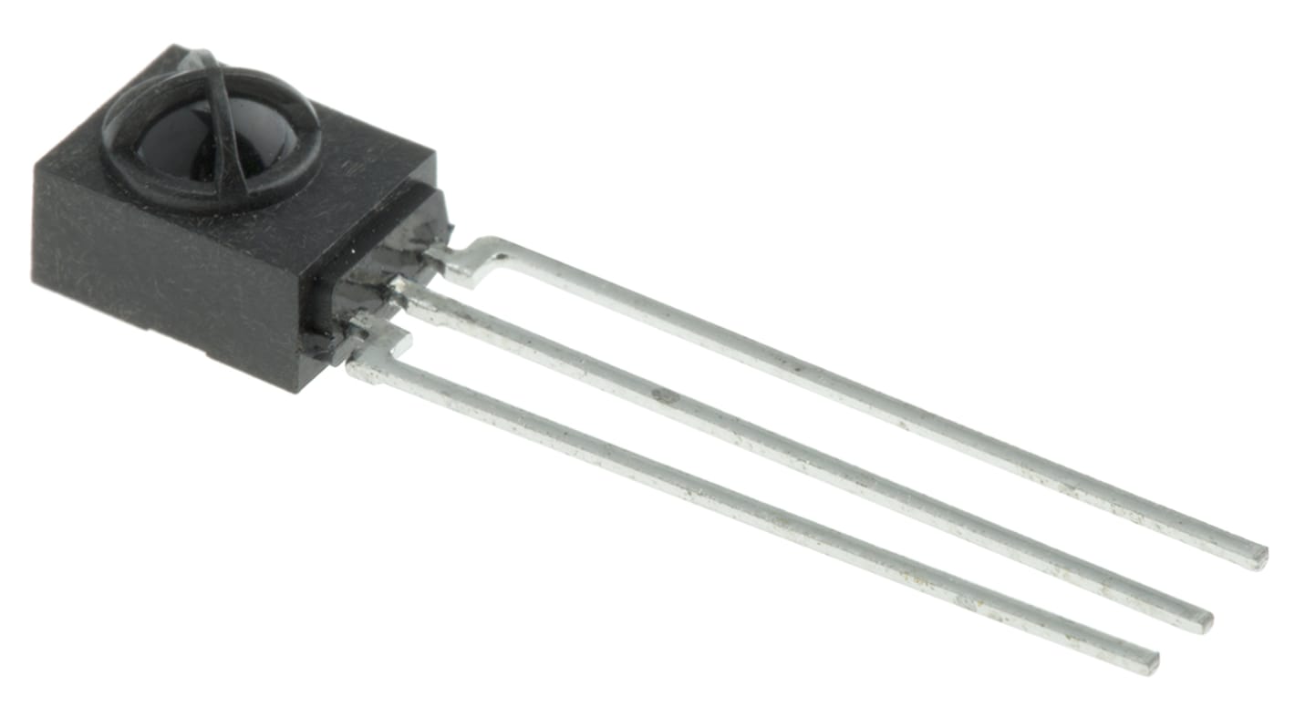 Sharp GP1UX511QS, 38kHz IR Receiver, Through Hole, 5.5 x 5.3 x 7.5mm