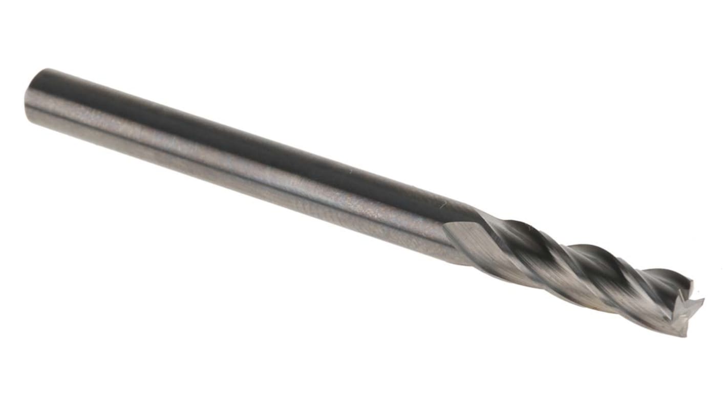 Dormer End Mill, 4mm Cutter, Solid Carbide, 4 mm Shank, 14mm Cut