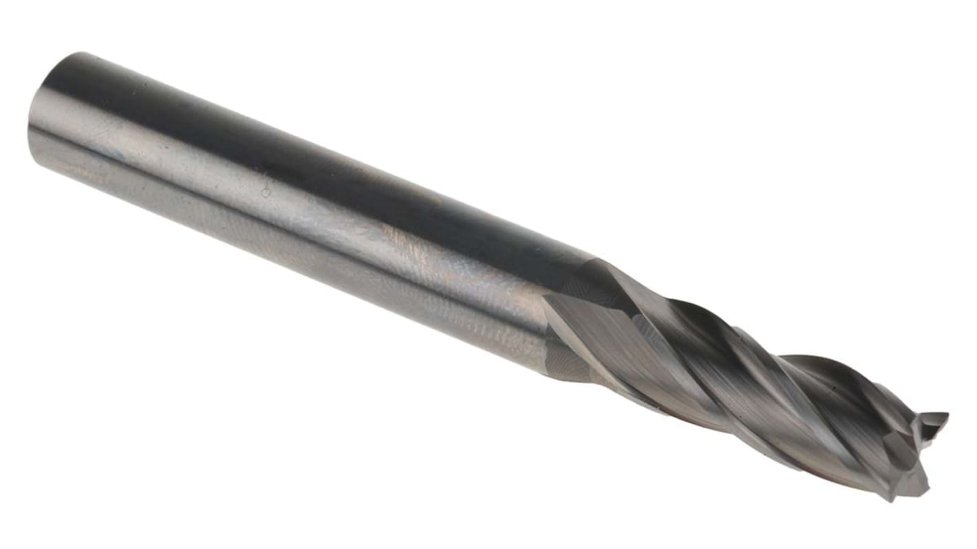Dormer End Mill, 7mm Cutter, Solid Carbide, 8 mm Shank, 19mm Cut