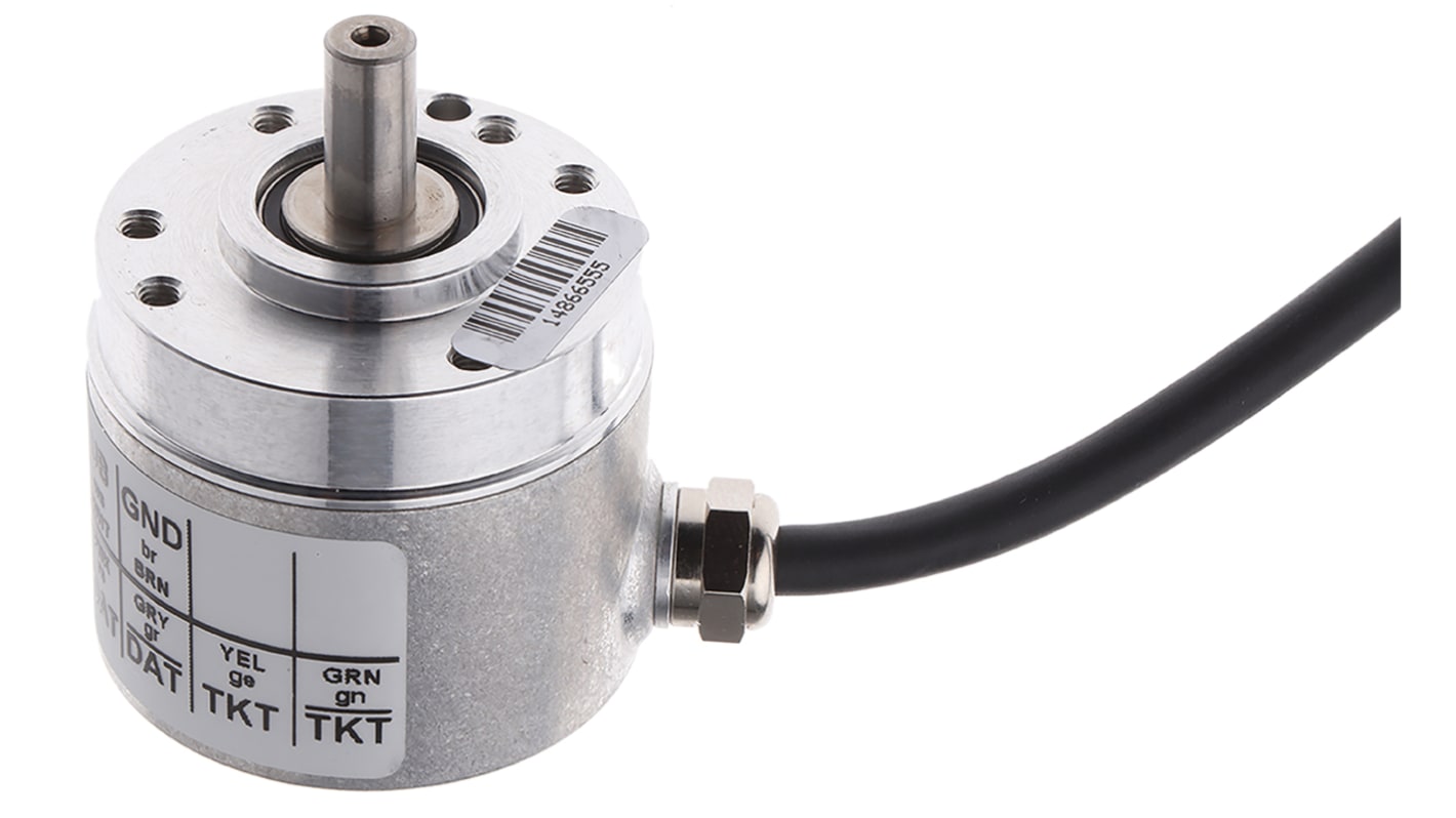 Encoder assoluto Hengstler, dia. albero 10mm, uscita codice Gray, SSI