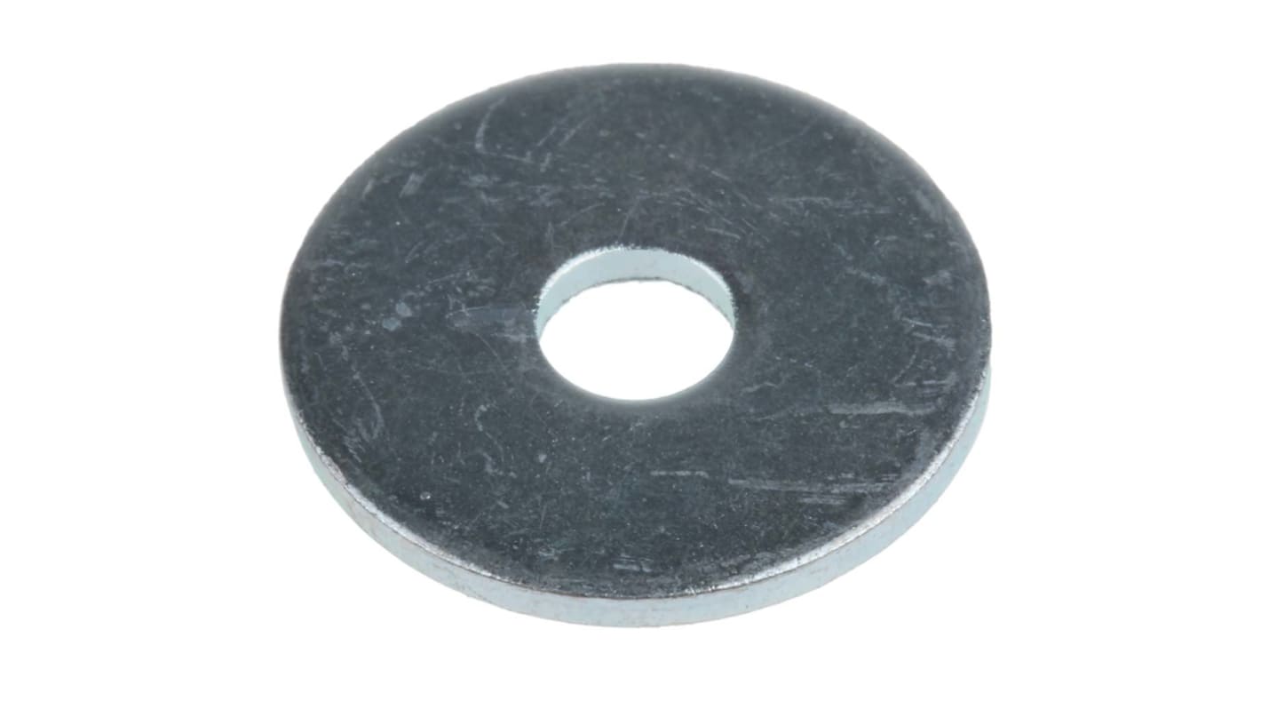 RS PRO Unterlegscheiben für M5 Schrauben Glanzverzinkt Kotflügel-, 1.50mm x 5.30mm x 20.0mm, Stahl