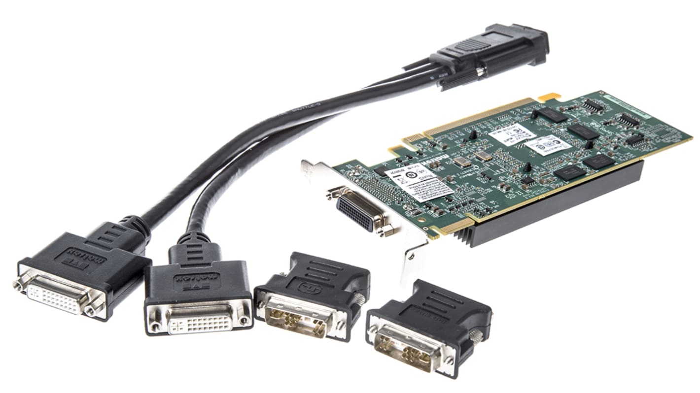 Matrox PCIe x16 512MB Graphics Card M Series, DDR2 Memory, DVI, VGA Output