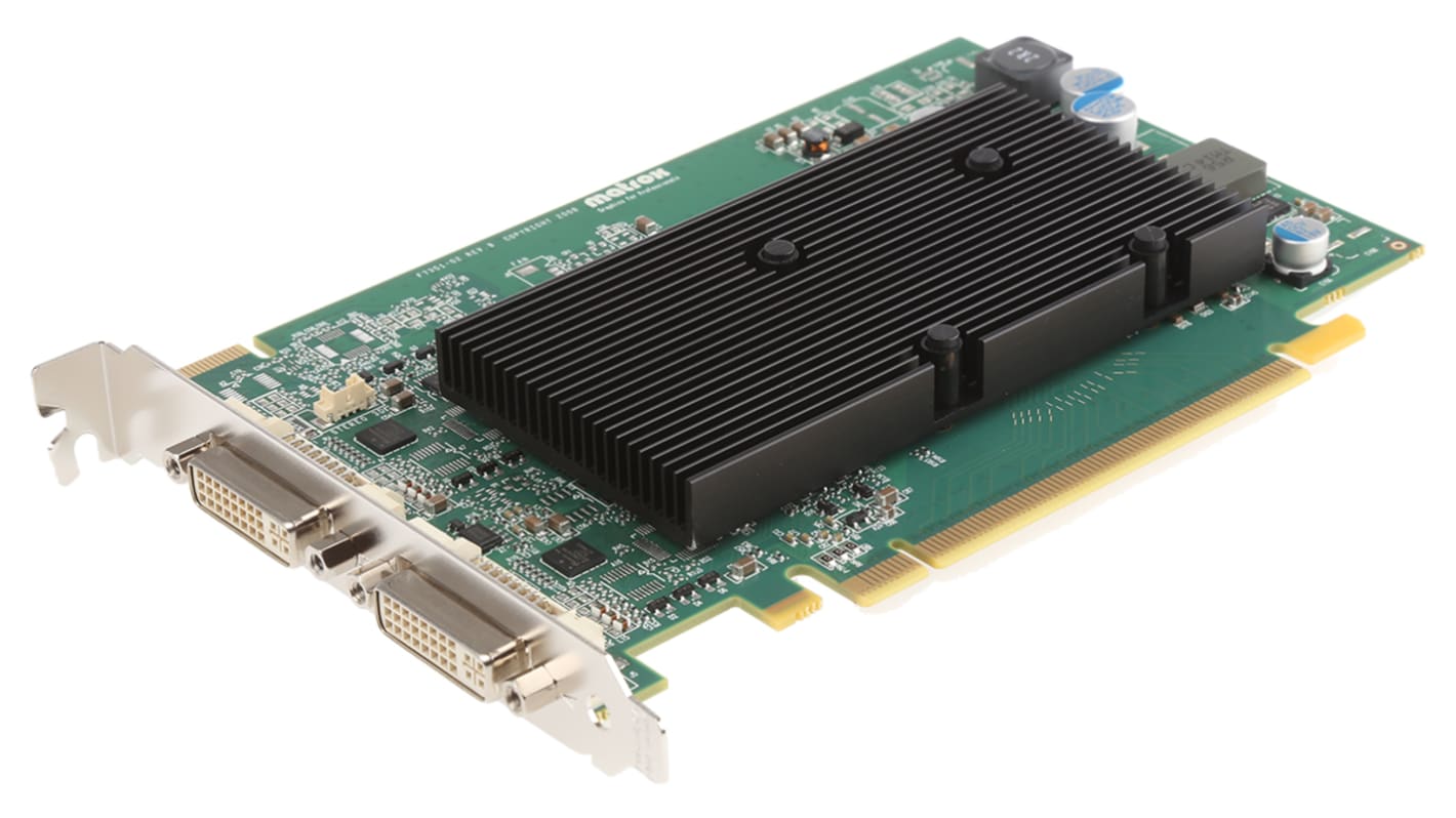 Matrox Grafikkarte PCIe x16 M-Serie 512MB DDR2 DVI 512 → 896MB