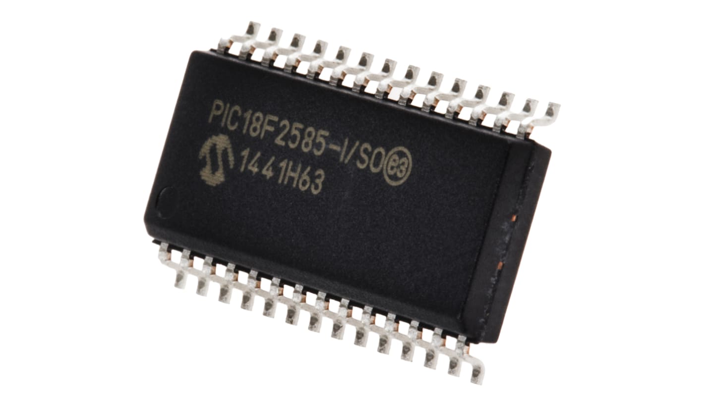 Microchip マイコン, 28-Pin SOIC PIC18F2585-I/SO