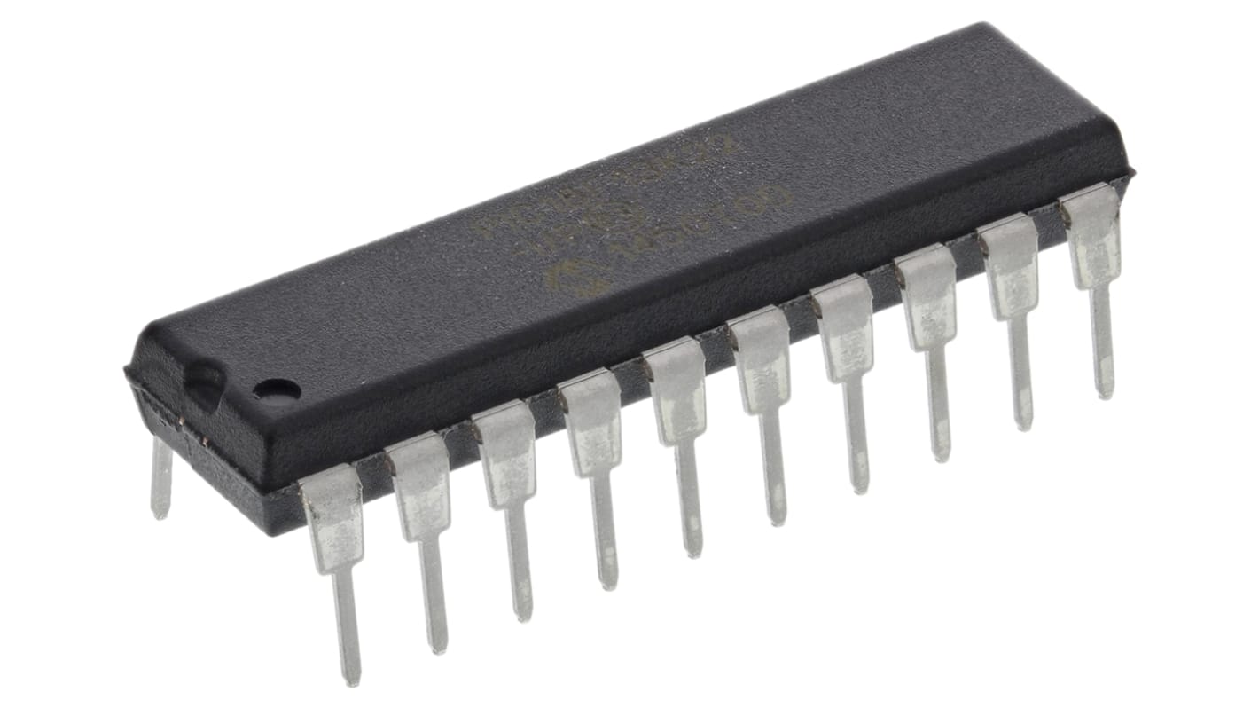 Microchip PIC18F13K22-I/P, 8bit PIC Microcontroller, PIC18F, 64MHz, 8 kB, 256 B Flash, 20-Pin PDIP
