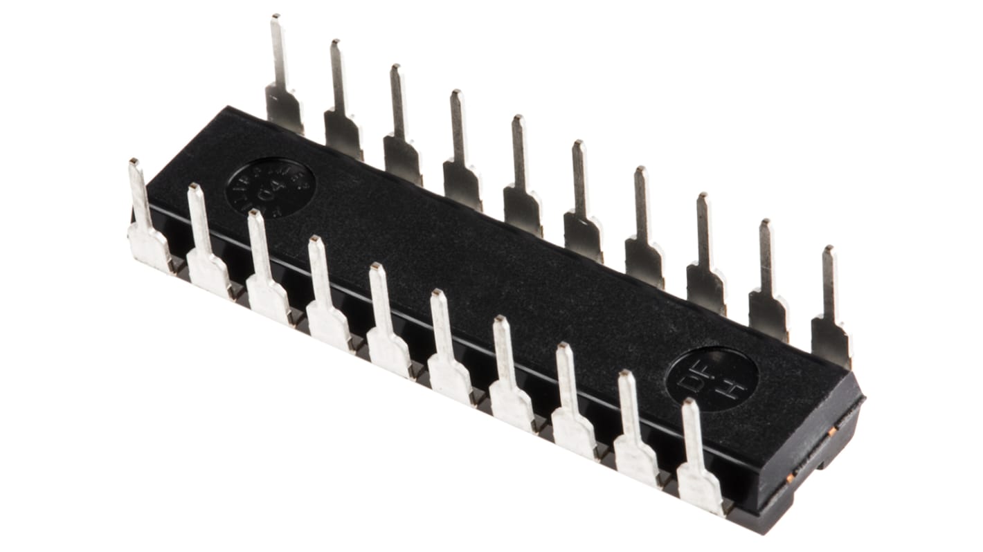 Microchip, 8bit PIC, PIC18F Microcontroller, 64MHz, 16 kB, 256 B Flash, 20-Pin PDIP