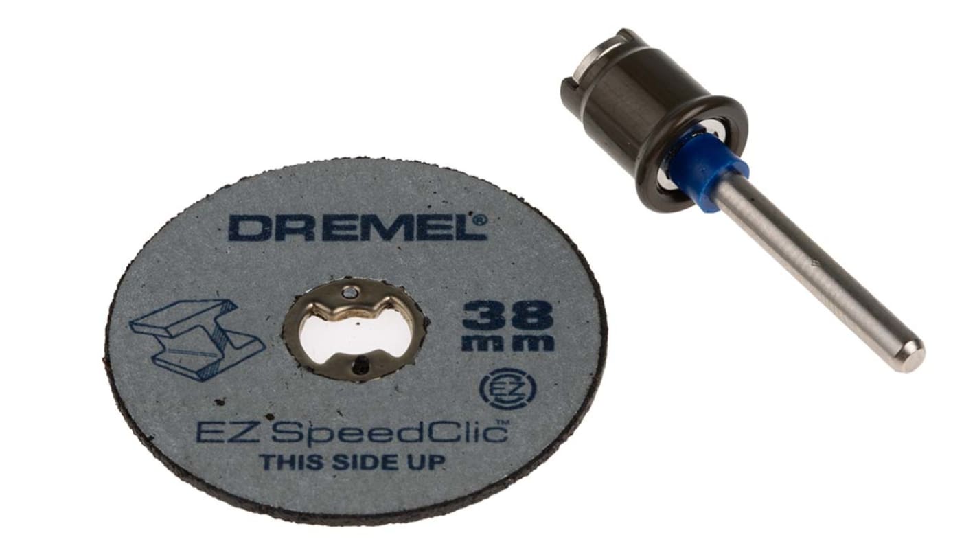 Dremel Silicon Carbide Cutting Disc, 38mm x 1mm Thick, SC406, 2 in pack