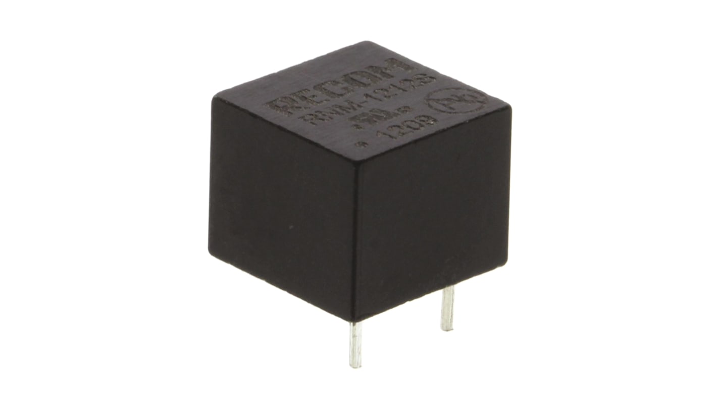 Recom RNM DC-DC Converter, 12V dc/ 83mA Output, 10.8 → 13.2 V dc Input, 1W, Through Hole, +85°C Max Temp -40°C