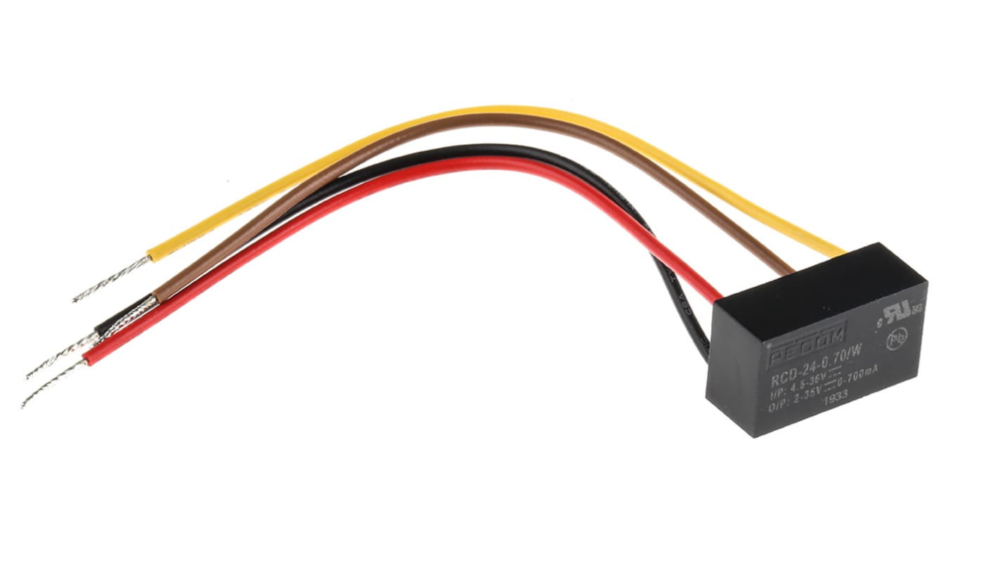 Driver LED Recom, 24.5W, IN 4.5 → 36V, OUT 2 → 35V, 700mA