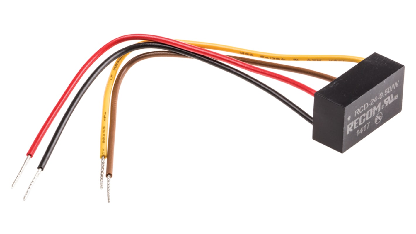 Recom LED Driver, 2 → 35V dc Output, 18W Output, 500mA Output, Constant Current Dimmable