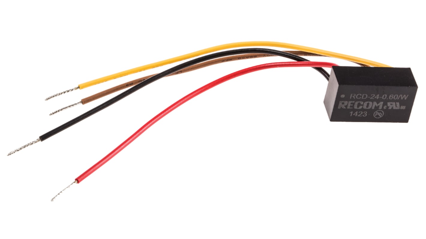 Recom LEDドライバ, 定電流, 600mA, 21W, RCD-24-0.60/W