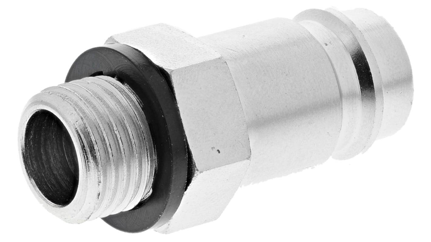 RS PRO Brass Male Pneumatic Quick Connect Coupling, G 1/4 Male Threaded