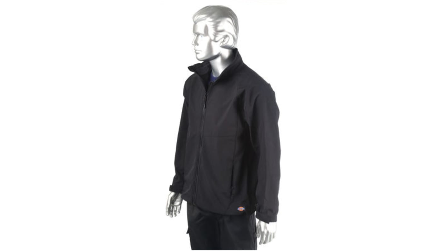 Dickies Herren Arbeitsjacke, wasserdicht Elastan, Polyester Schwarz, Größe XXL