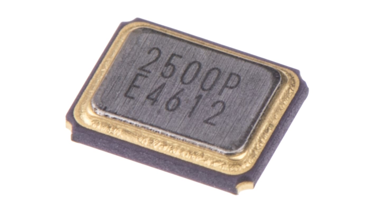 Epson 25MHz Crystal ±50ppm SMD 4-Pin 3.2 x 2.5 x 0.7mm