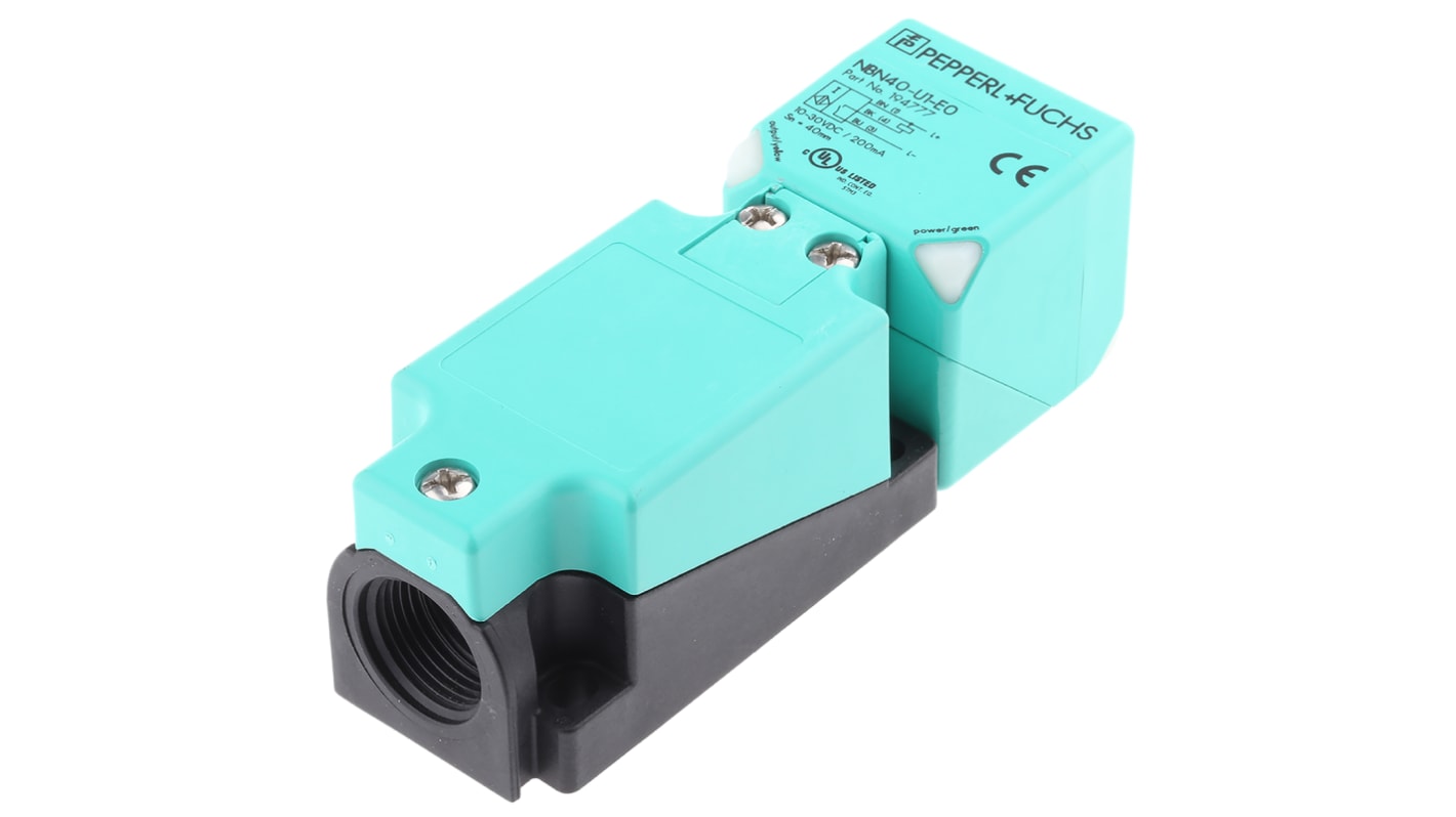 Rs-Online Sensore di prossimità a parallelepipedo Pepperl + Fuchs rilevamento 40 mm 10 → 30 V c.c