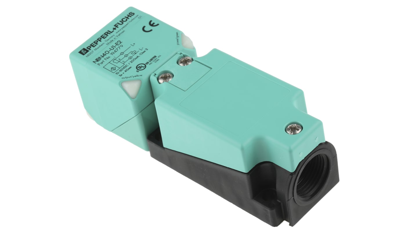 Rs-Online Sensore di prossimità a parallelepipedo Pepperl + Fuchs rilevamento 40 mm 10 → 30 V c.c