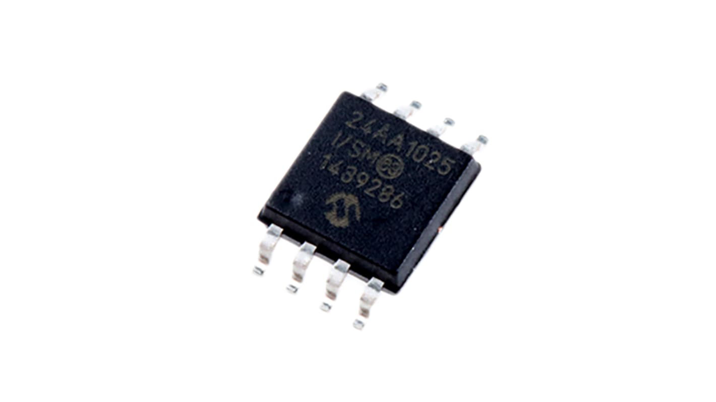 Pamięć szeregowa EEPROM Montaż powierzchniowy 1Mbit 8-pinowy SOIJ 128 x 8 bitów
