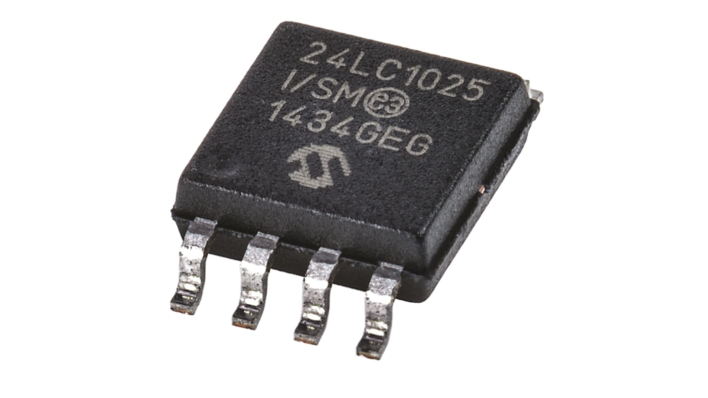 Pamięć szeregowa EEPROM Montaż powierzchniowy 1Mbit 8-pinowy SOIJ 128 x 8 bitów