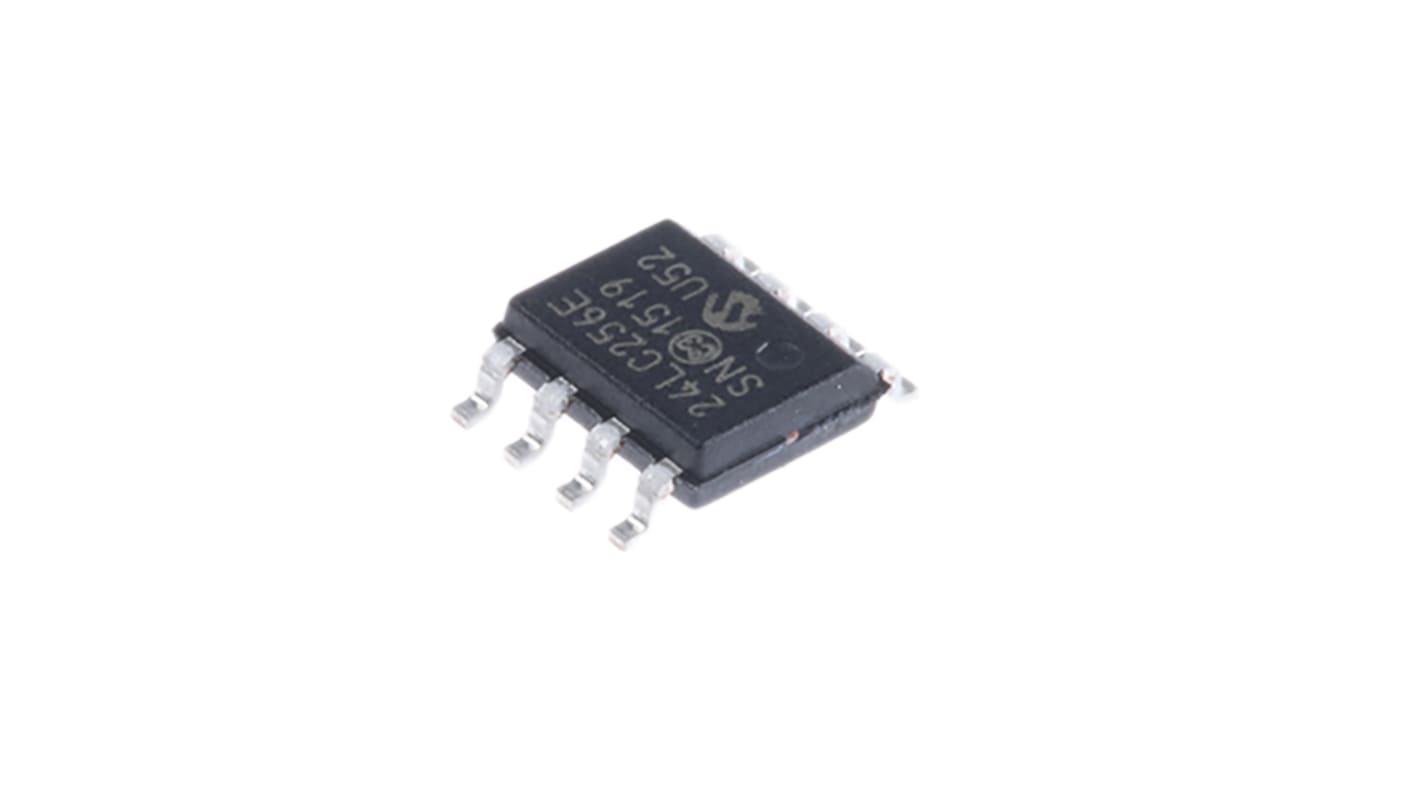 Microchip 256kbit Serieller EEPROM-Speicher, Seriell-I2C Interface, SOIC, 900ns SMD 32K x 8 Bit, 32k x 8-Pin 8bit, 2,5
