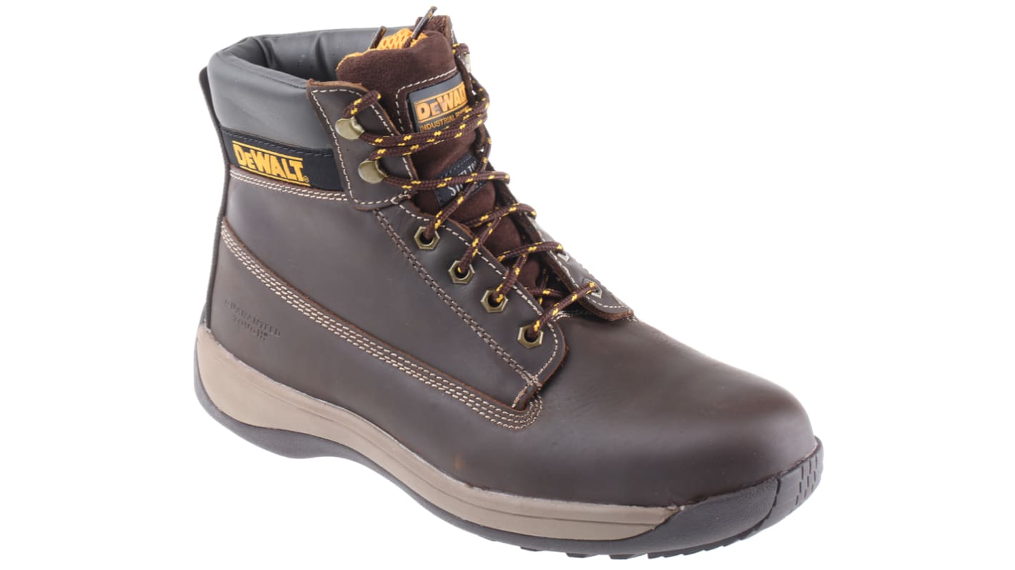 Dewalt Apprentice Brown Size 8 DeWALT Apprentice Brown Steel Toe Capped Men s Safety Boots UK 8 EU 42 RS