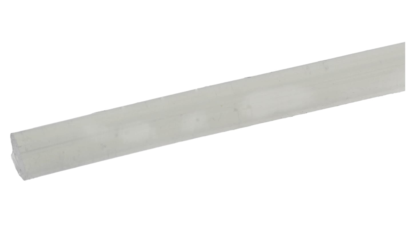 RS PRO Silicone, Flexible Tube, 0.5mm ID, 3.7mm OD, Translucent, 3m