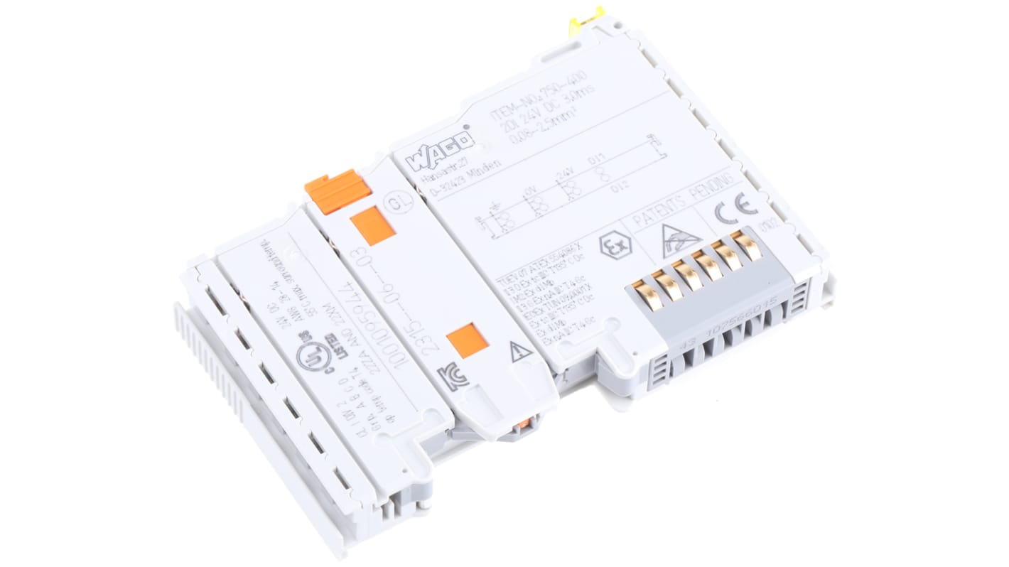 WAGO PLC I/Oモジュール 750-400 PLC I/Oモジュール 750シリーズ用