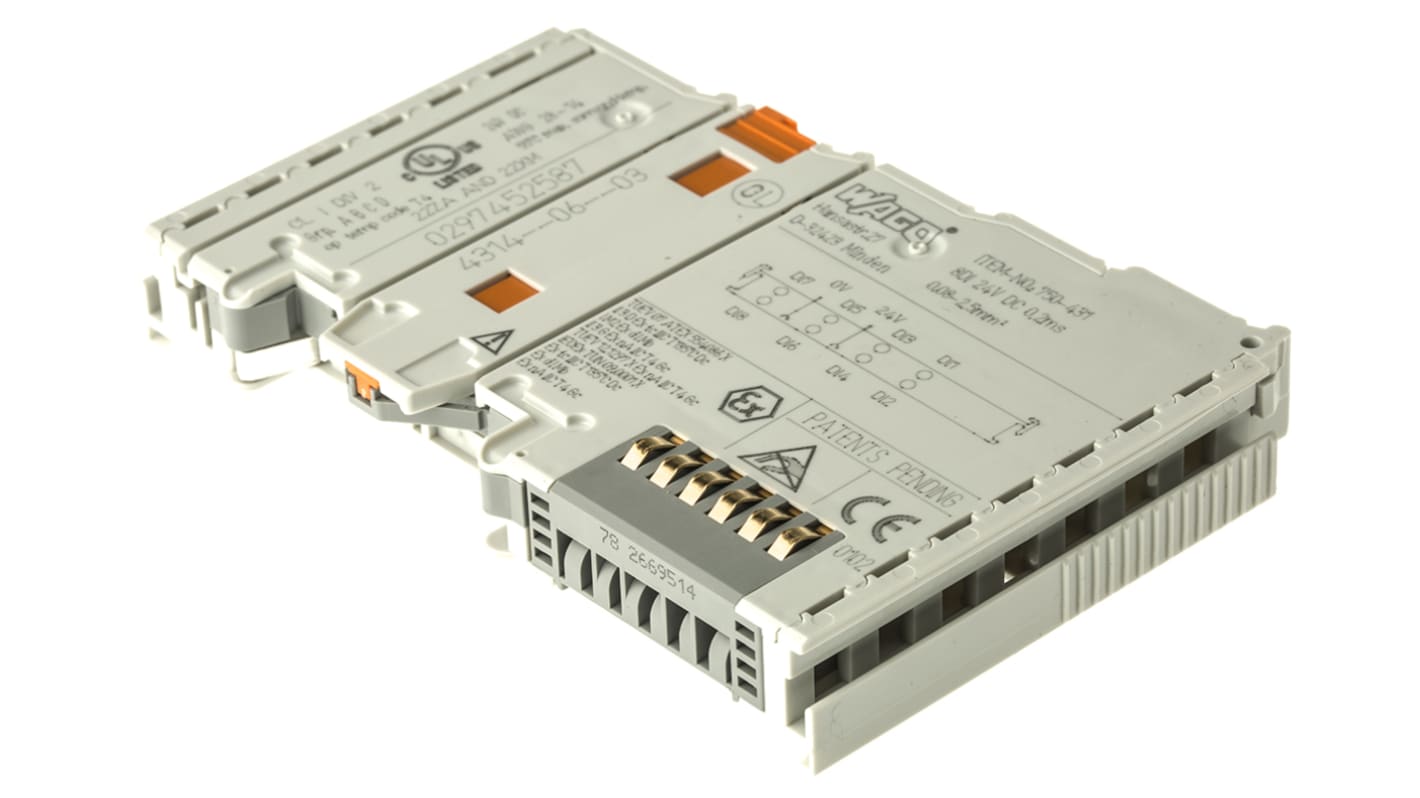 Modulo I/O PLC WAGO, serie TM5 per uso con Serie 750, digitale