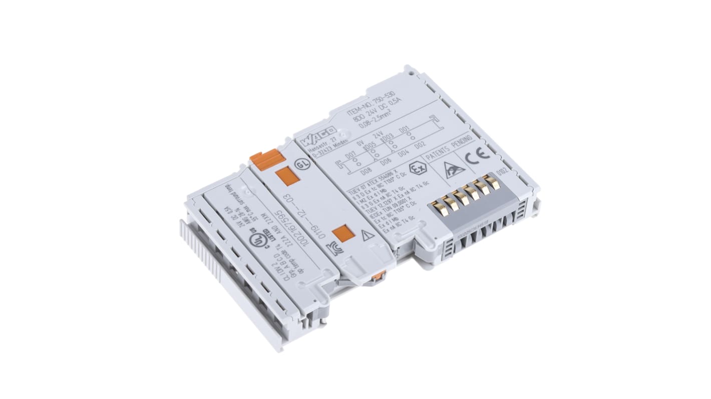 WAGO 750 Series PLC I/O Module for Use with 750 Series, Digital, Digital, 5 V dc