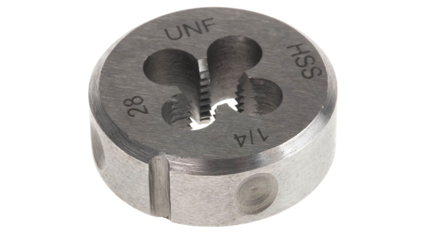 RS PRO Gewindeschneider 1/4-28 UNF Außen-Ø 25.4mm 9mm HSS