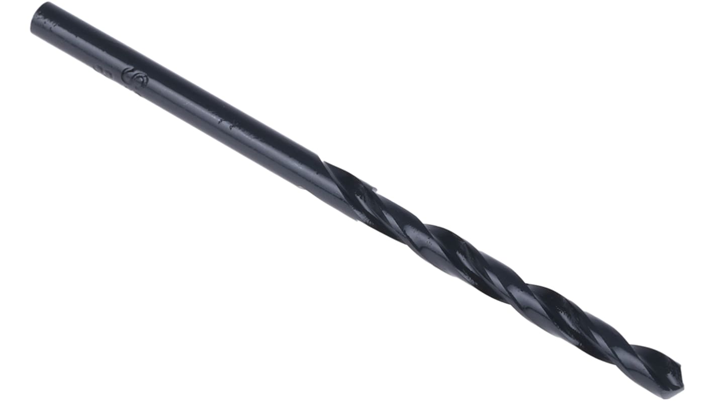 RS PRO HSS Twist Drill Bit, 1/8in Diameter, 65mm Overall