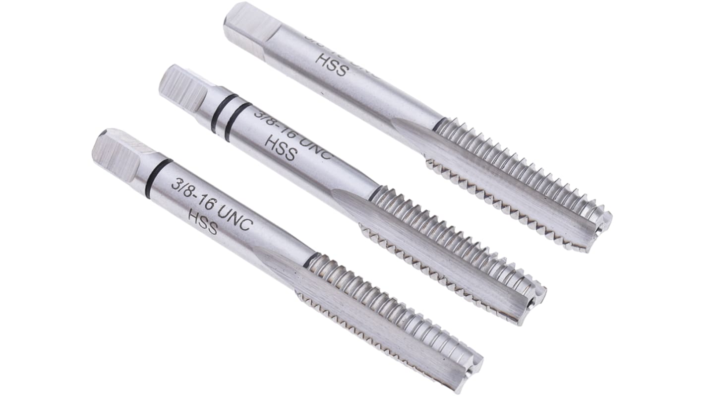 RS PRO ねじタップ, 3/8→ 16UNC, HSS | RS RS PRO ねじタップ, 3/8→ 16UNC, HSS | RS