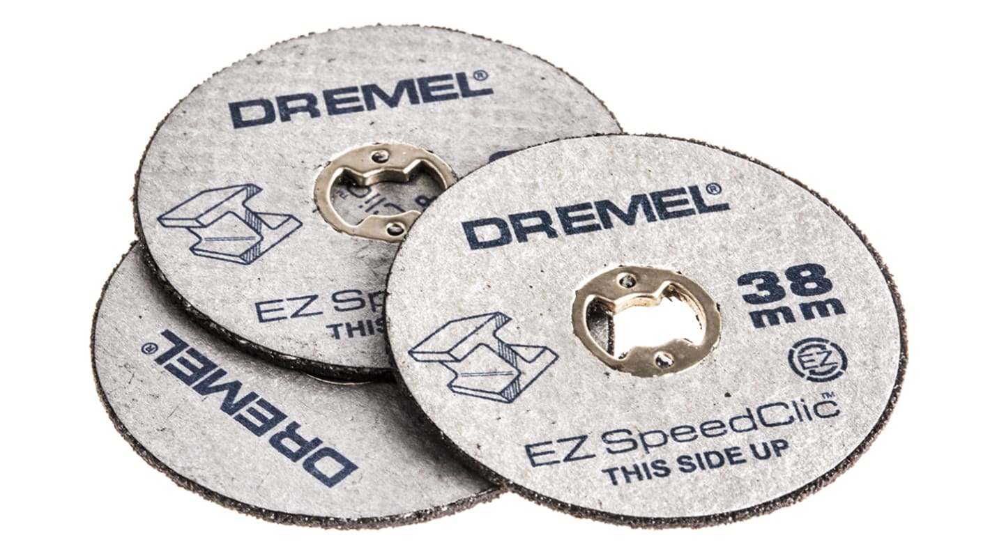 Disco abrasivo in Ossido di alluminio Dremel, Ø 38mm, grana P60 Molto fine