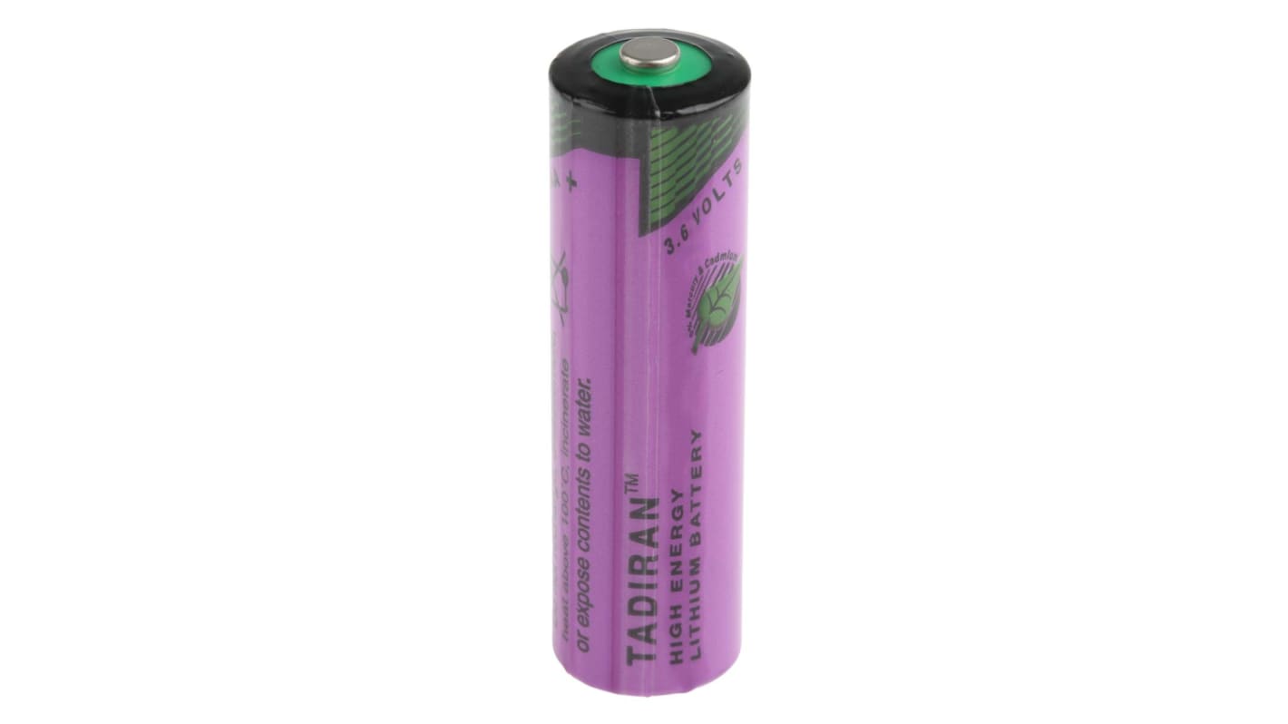 Batteria AA Tadiran, 3.6V, 2.2Ah, Litio cloruro di tionile, terminale Standard