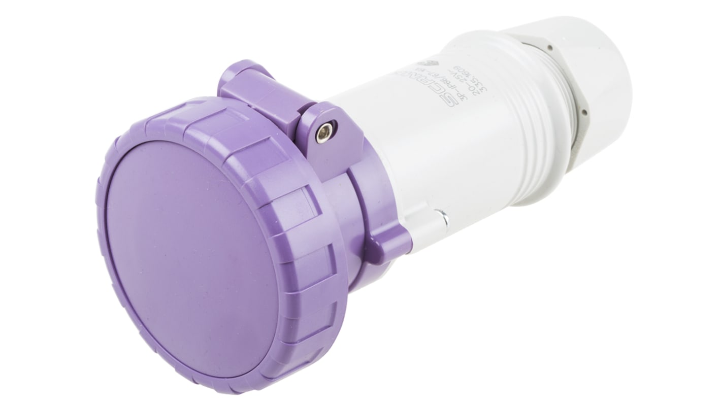 Connettore di alimentazione industriale Scame Femmina, 3P, 16A, Montaggio su cavo