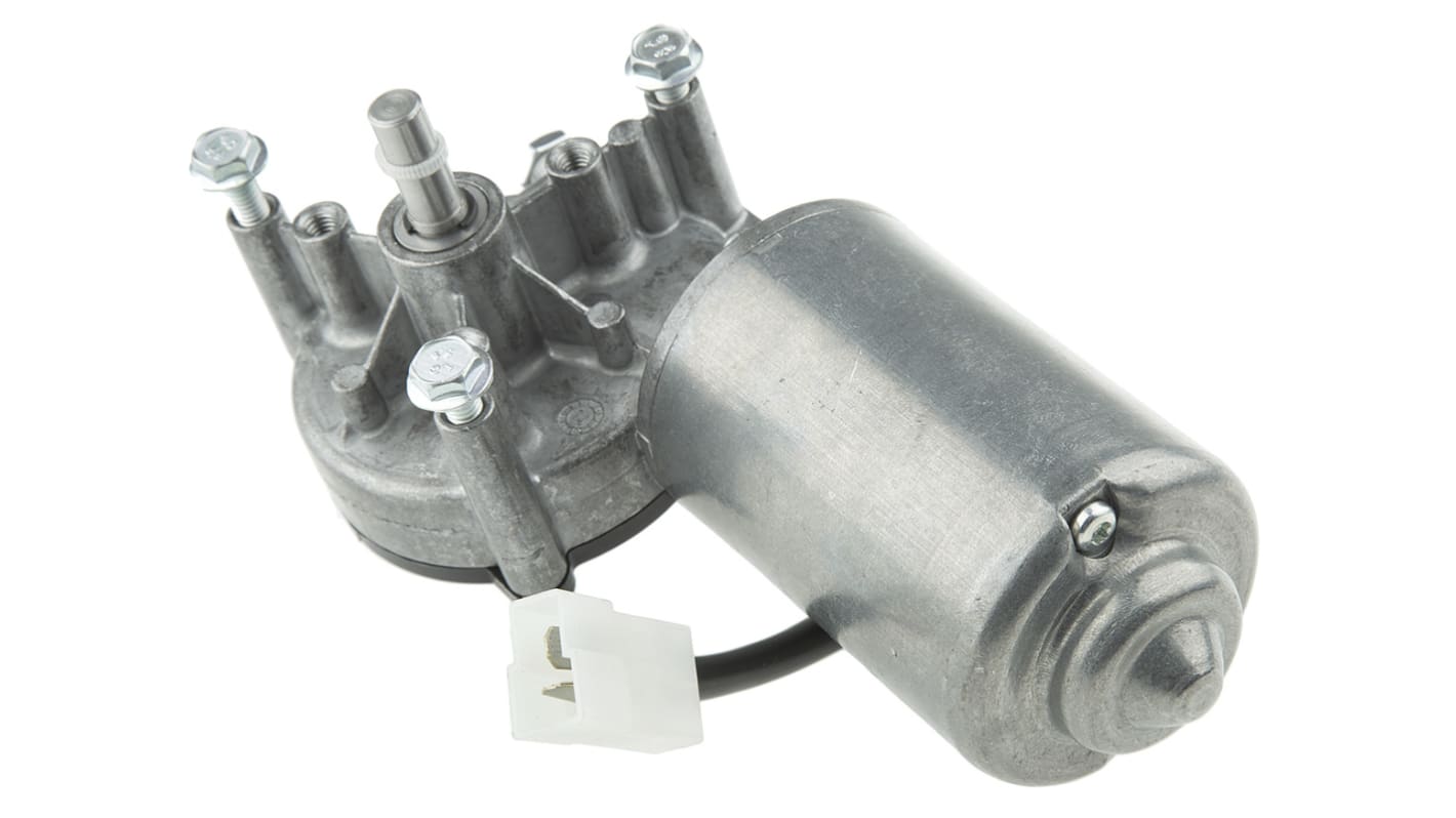 DOGA Brushed Geared DC Geared Motor, 16 W, 12 V dc, 6 Nm, 25 rpm, 9mm Shaft Diameter