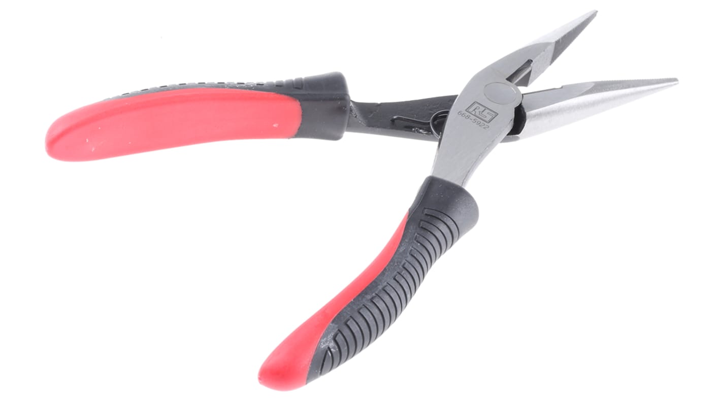 RS PRO Pliers, 200 mm Overall, Straight Tip