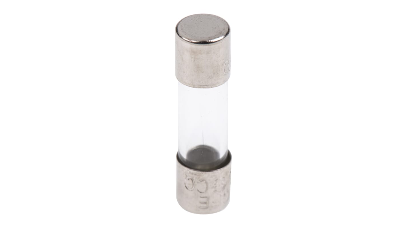 RS PRO 500mA F Glass Cartridge Fuse, 5 x 20mm