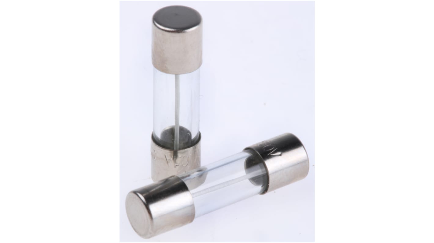 RS PRO 100mA T Glass Cartridge Fuse, 5 x 20mm