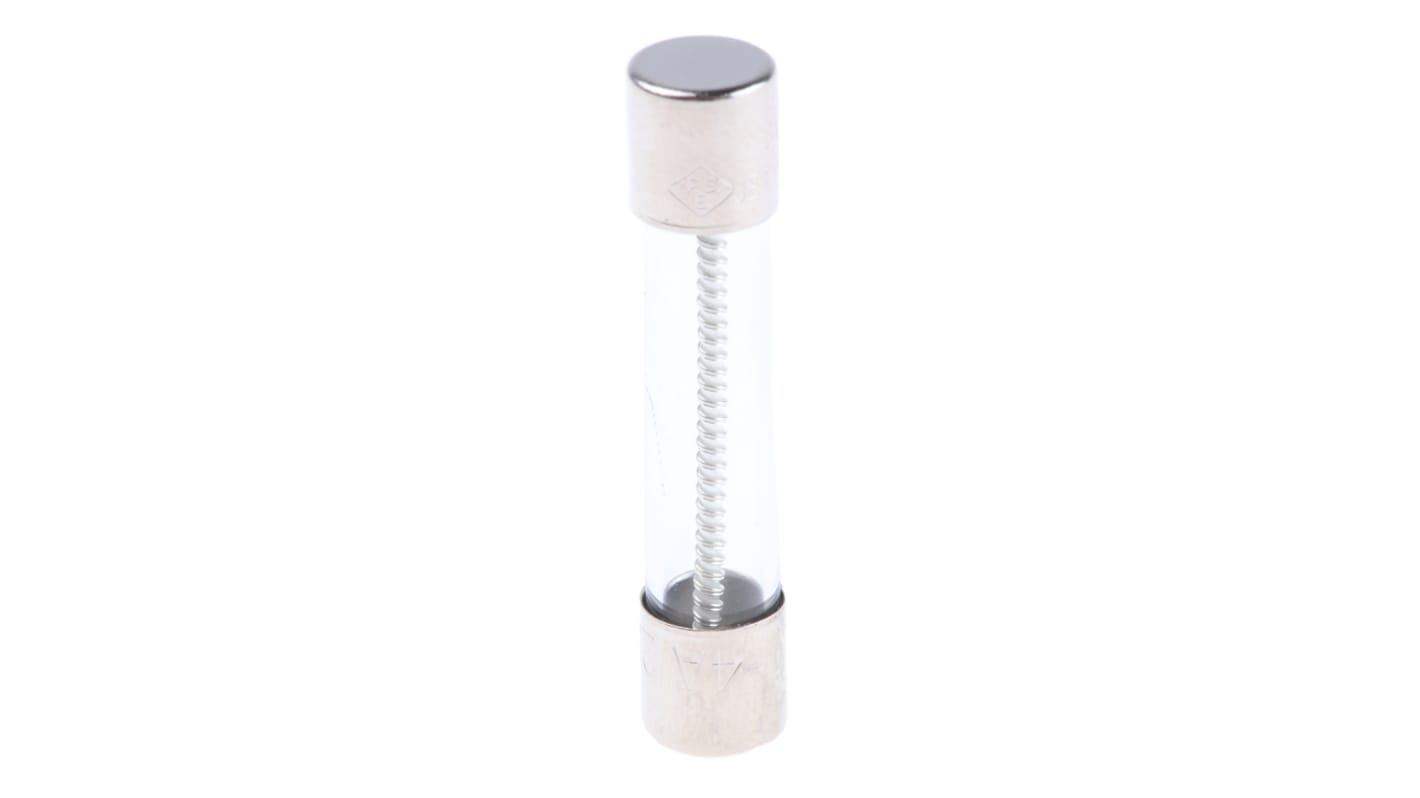RS PRO 4A T Glass Cartridge Fuse, 6.3 x 32mm