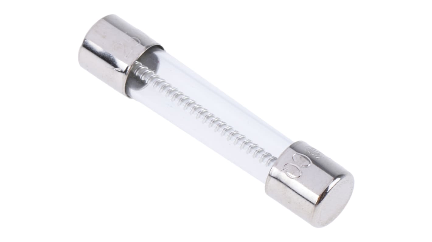 RS PRO 5A T Glass Cartridge Fuse, 6.3 x 32mm