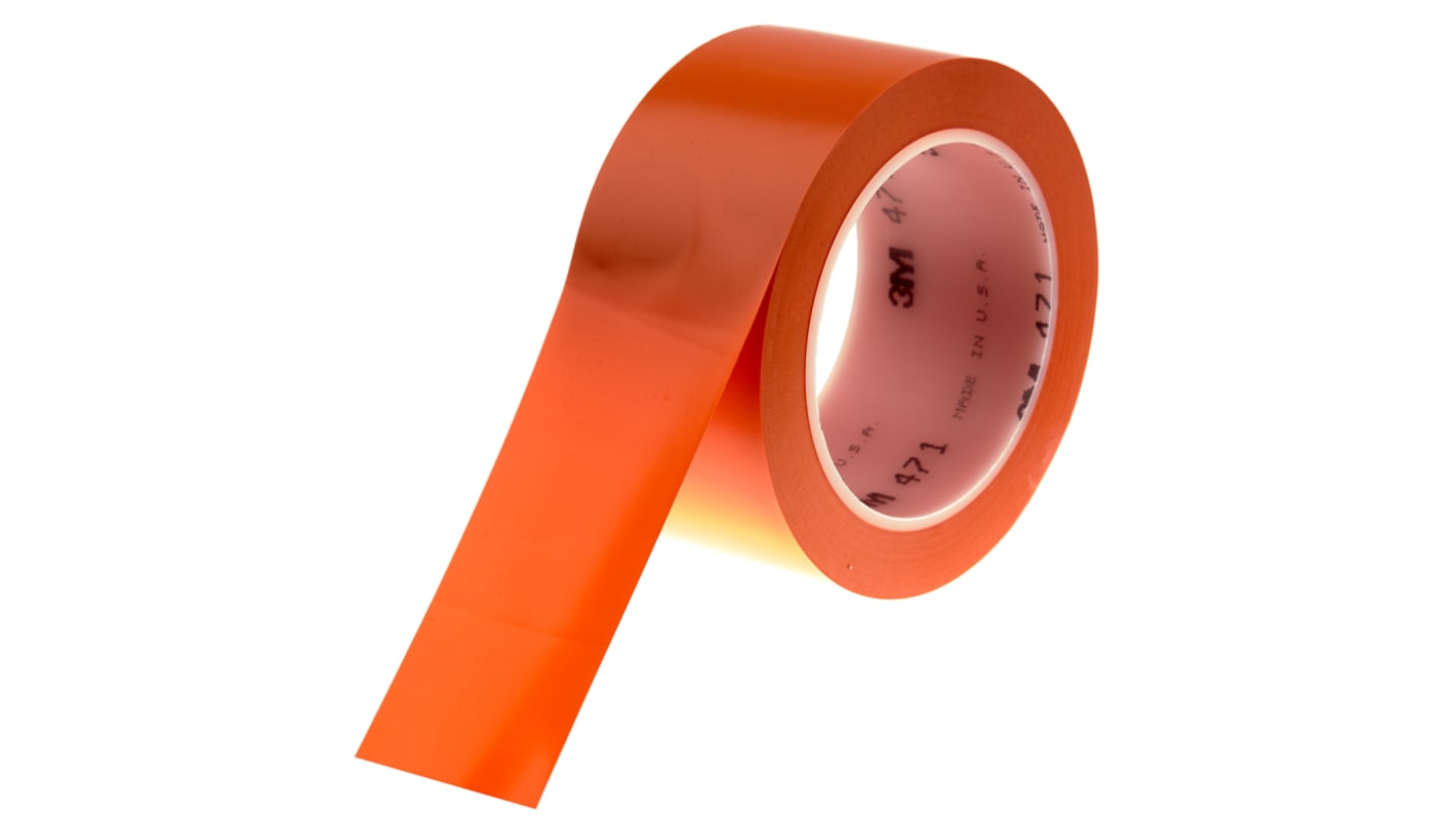 Nastro di indicazione di corsia Arancione 3M Scotch 471, in Vinile, 50mm x 33m