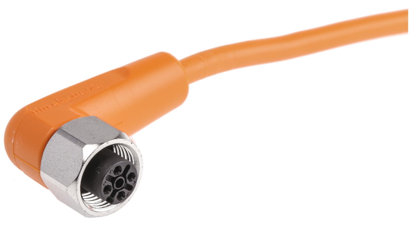 Cavo sensore/attuatore ifm electronic 4 cond. M12 Femmina / Senza terminazione, Ø 4.9mm, L. 2m