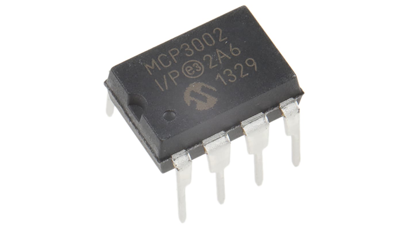 ADC 10 bitów 200ksps A/C: 2 PDIP SAR Szeregowy (SPI) 5 V
